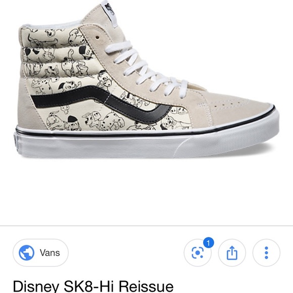 101 dalmatians vans sk8 hi